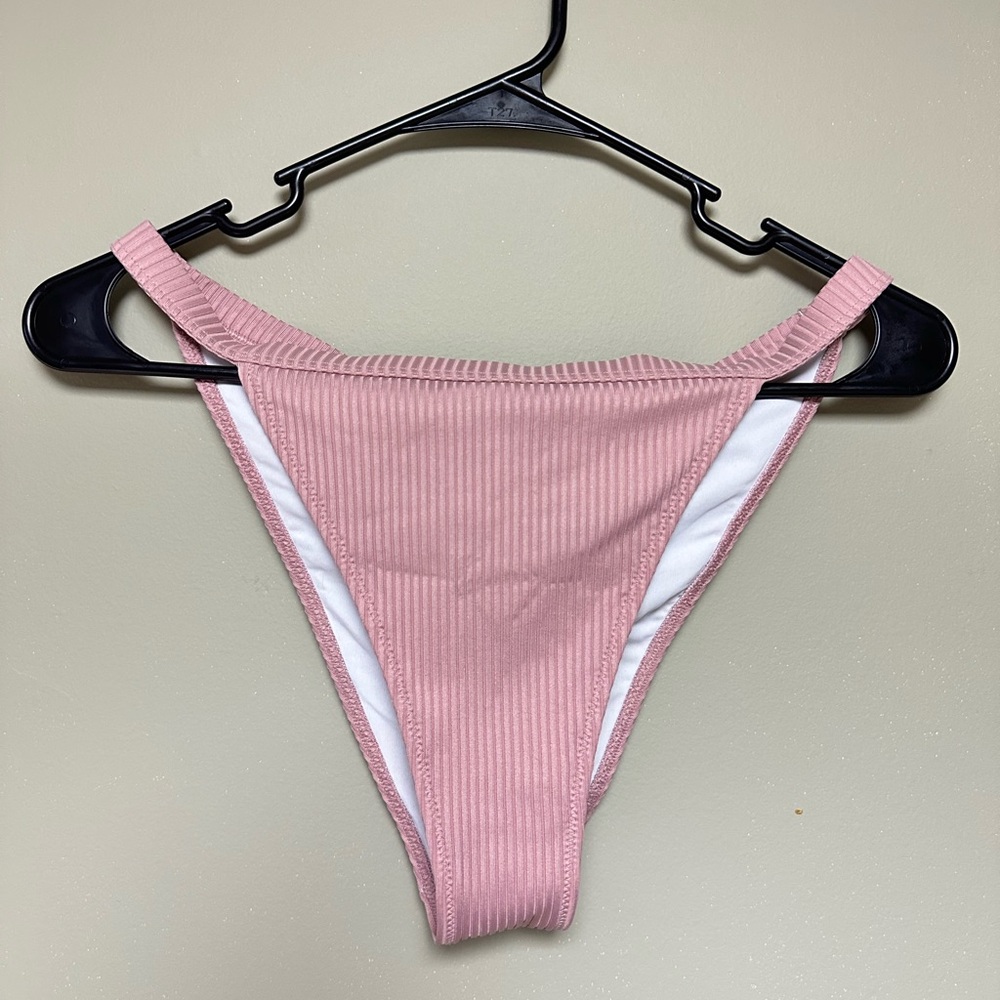 Victoria's Secret Pink Ribbed 2 piece bathing suit - Picture 2 of 9